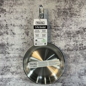 NWT Viking 3-Ply Bonded Stainless Steel Fry Pan 8" Induction 40011-3018B